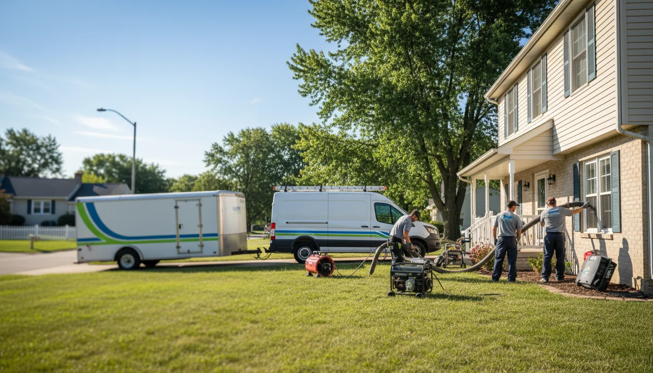 Flooded Basement Restoration And Cleanup With Repair in Genoa, NY near me